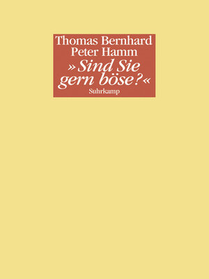 cover image of »Sind Sie gern böse?«
